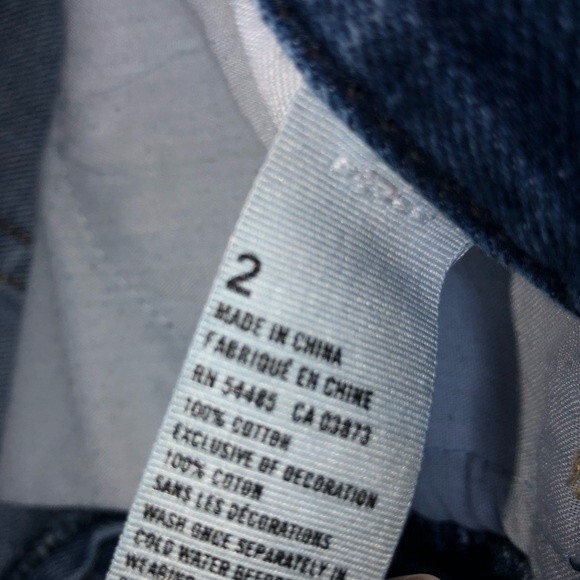 American Eagle Outfitters High Rise Denim Shorts Medium Wash - Picture 3 of 3